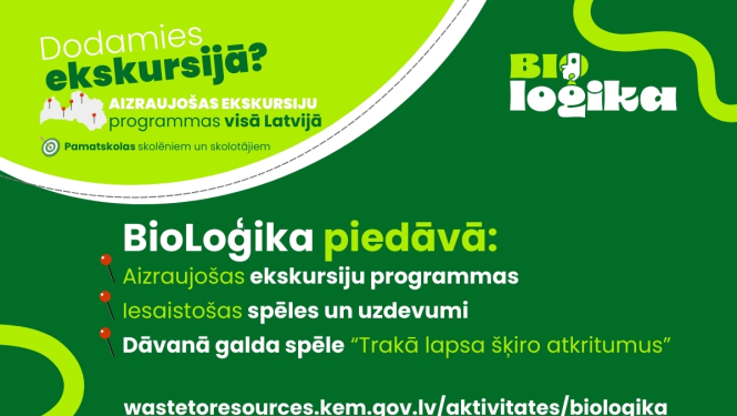 Bioloģikas raksta baneris