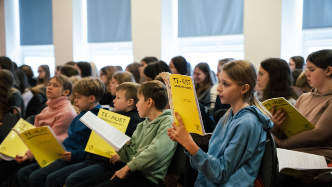 Skolēnu kori tiekas kopmēģinājumā