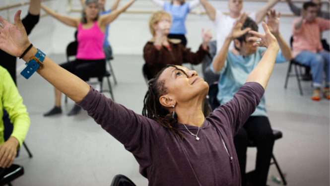 deju nodarbības afiša