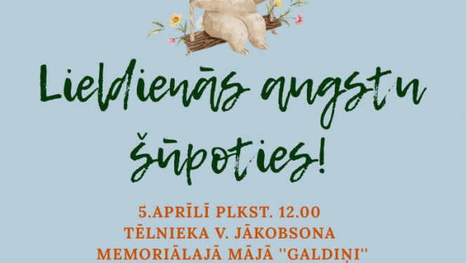 “Lieldienās augstu šūpoties!” 