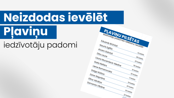 Neizdodas ievēlēt Pļaviņu iedzīvotāju padomi