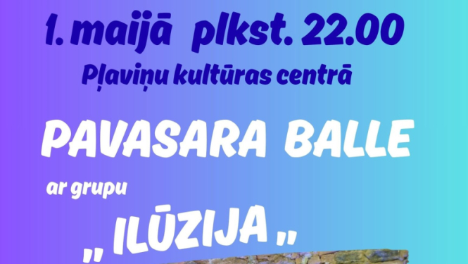 Pavasara balle ar grupu "Ilūzija"