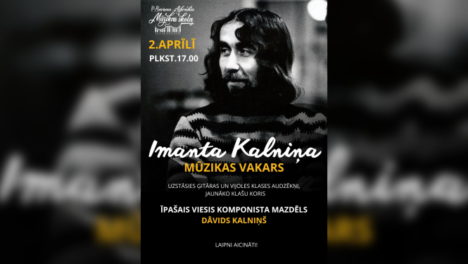 Imanta Kalniņa mūzikas vakars