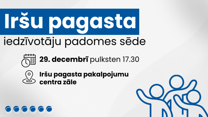 Iedzīvotāju padomes sapulces afiša