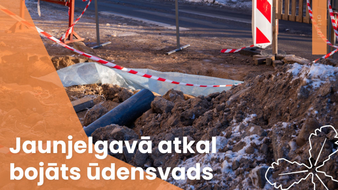Jaunjelgavā atkal bojāts ūdensvads