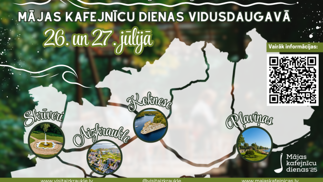 Mājas kafejnīcu dienas Vidusdaugavā