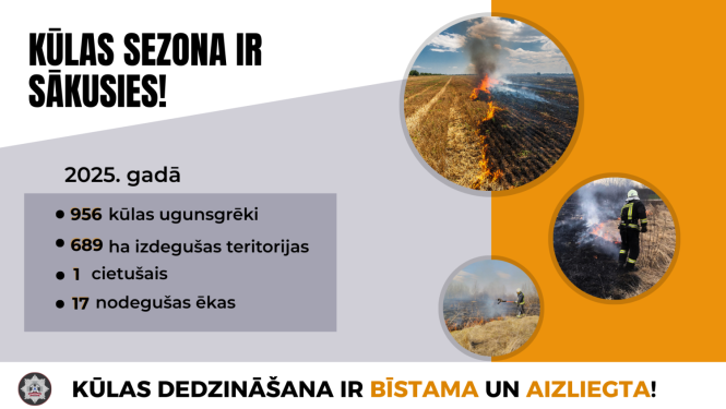 Statistika par kūlas dedzināšanu