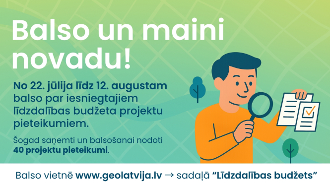 līdzdalības budžeta konkursa baneris