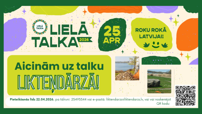 Lielā talka Likteņdārzā