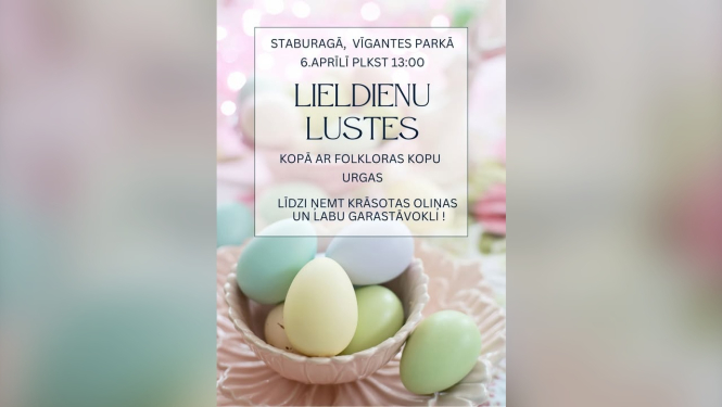 Lieldienu lustes Staburagā
