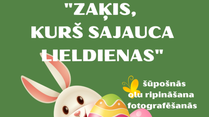 "Zaķis, kurš sajauca Lieldienas" Koknesē