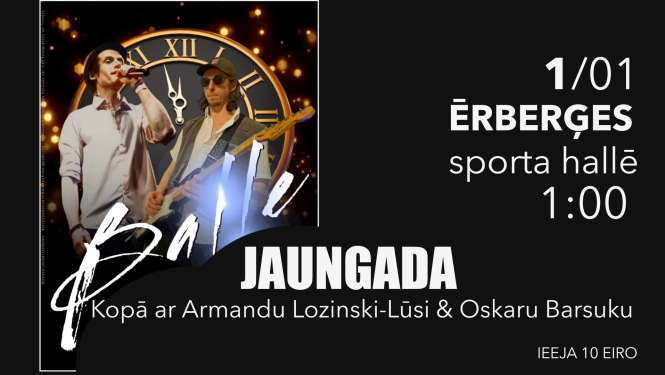 Jaungada balle Ērberģē