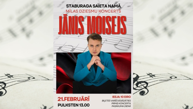 Jāņa Moiseja mīlas dziesmu koncerts