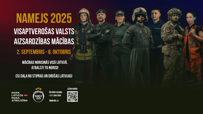 Mācību "Namejs 2025" afiša