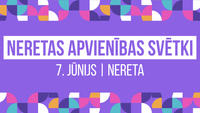 Neretas apvienības svētku baneris