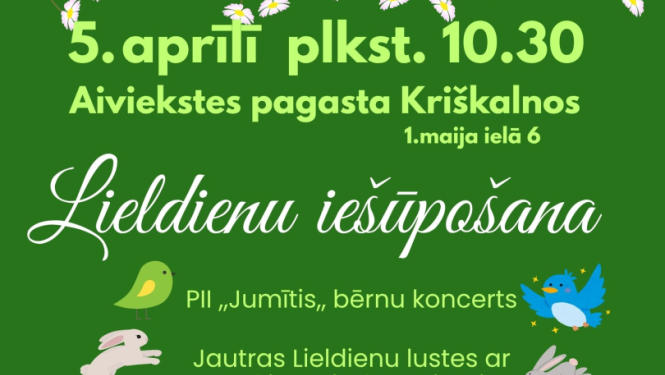 Lieldienu iešūpošana