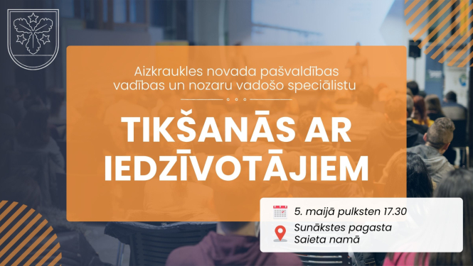 iedzīvotāju tikšanās ar pašvaldības vadību