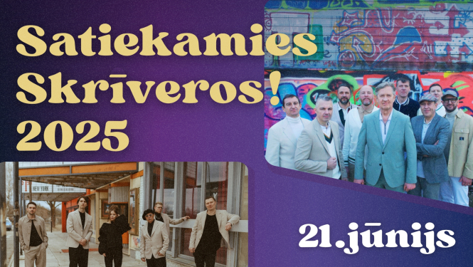 Satiekamies Skrīveros! baneris