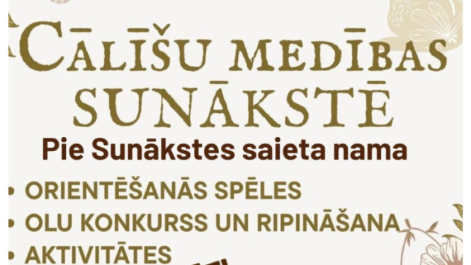 “Cālīšu medības Sunākstē”