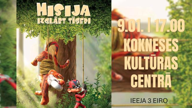 Animācijas filma “Misija: Izglābt tīģeri”