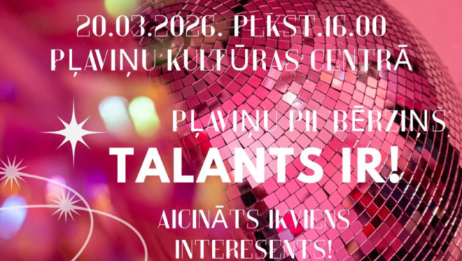 pasākums “Talants ir!”
