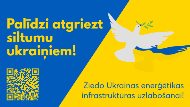 Palīdzi atgriezt siltumu ukraiņiem!