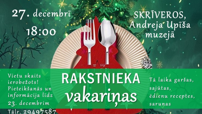 Rakstnieka vakariņas