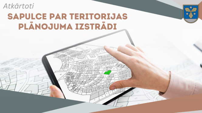 teritorijas plānojums planšetdatorā