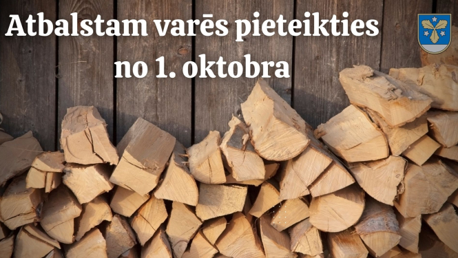 atbalstam varēs pieteikties no 1. oktobra