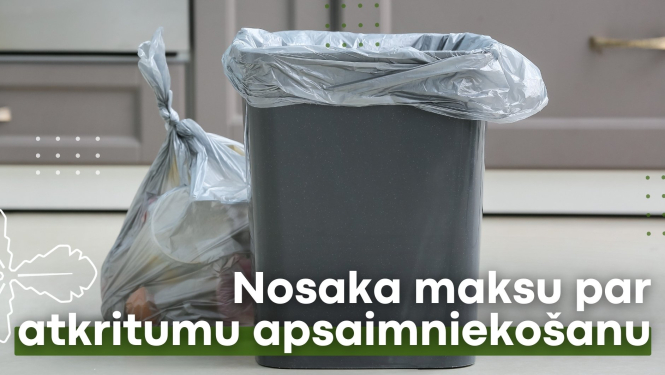 nosaka maksu par atkritumu apsaimniekošanu