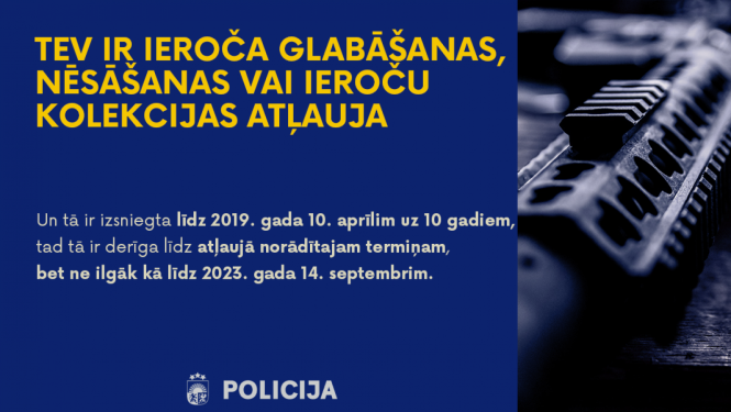 šaušanas atļāujas