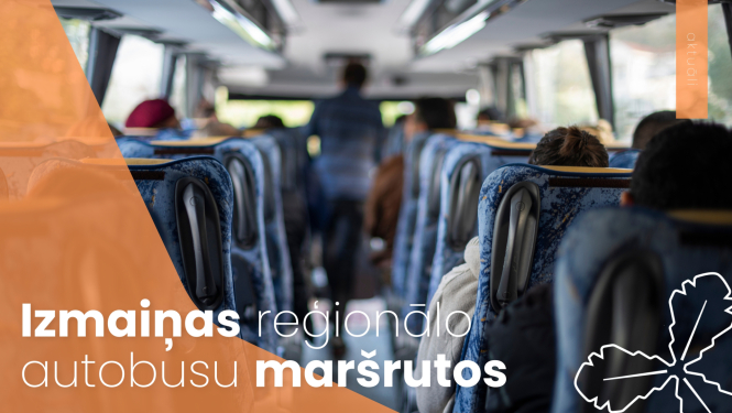 izmaiņas autobusu maršrutos