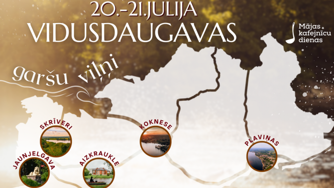 Mājas kafejnīcu dienas afiša