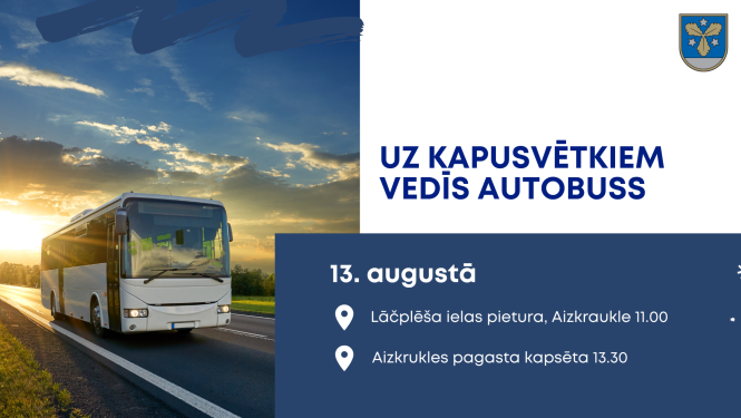 uz kapusvētkiem vedīs autobuss