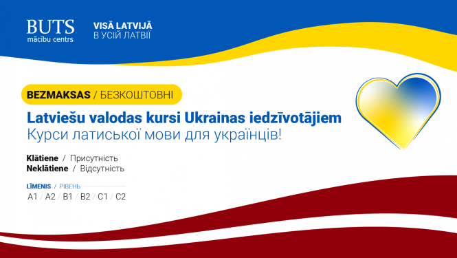 Latviešu valodas kursi Ukrainas iedzīvotājiem