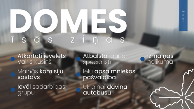 domes īsās ziņas baneris
