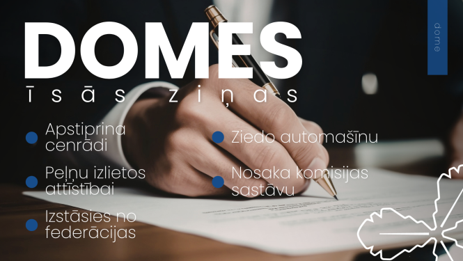 domes īsās ziņas