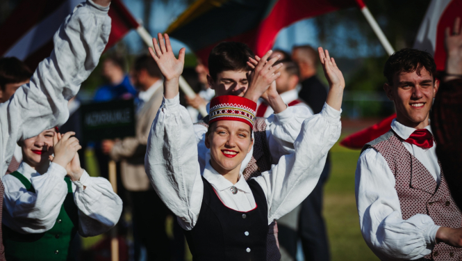 Aizkraukles novada svētku gājiens