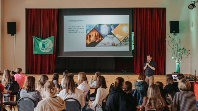 Ekoforuma pasākums Aizkraukles novada vidusskolā