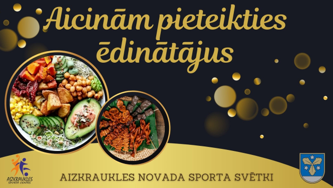 aicinām pieteikties ēdinātājus