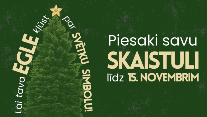 aicina ziedot eglīti novadam