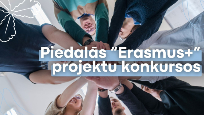 piedalās Erasmus+ projektos