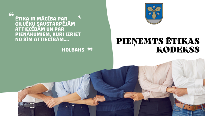 Izstrādāts ētikas kodekss  