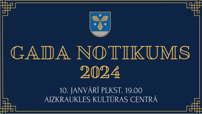 gada notikuma afiša