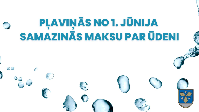 samazinās maksu par ūdeni