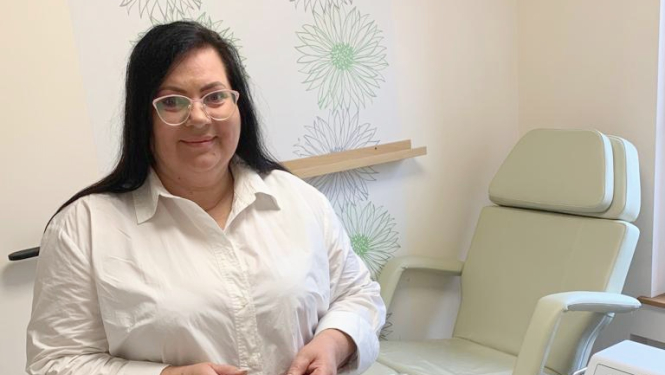 kabinets pēdu aprūpei