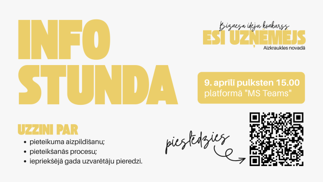 informatīvās tikšanās baneris