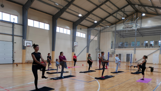 Vingrošanas nodarbiba Iršos