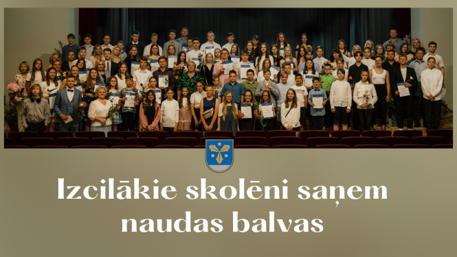 Izcilākie skolēni saņem naudas balvas