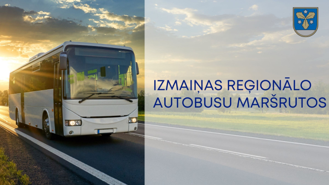 izmaiņas reģionālo autobusu maršrutos